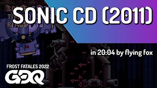 Sonic CD (2011) by flying fox in 20:04 - Frost Fatales 2022