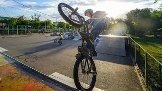 Саша Койрах ЖЕСТКО КАТАЕТ по ГОРОДУ на BMX