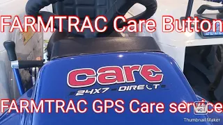 farmtrac 24X7 care button/service information, farmtrac 24X7 GPS service