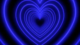 Blue Heart Background💙Love Heart Tunnel Background Video Loop | Heart Wallpaper Video