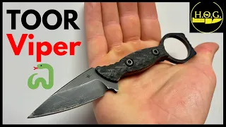 TOOR VIPER Fixed Blade Knife Review | The Hand Finished Quality of TOOR KNIVES Is Hard To Match