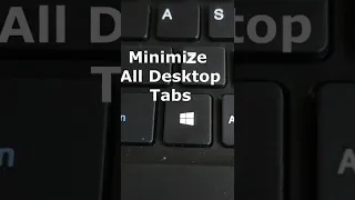 Shortcut Key To Minimize All Windows taps On Desktop