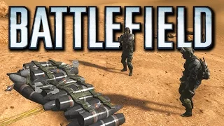 Battlefield 4 Funny Moments - Bomb Roulette, Sky Dive Map Glitch, Baby Pistol (Funny Moments)