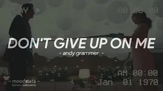 Andy Grammer - "Don't Give Up On Me" [Five Feet Apart] {WhatsApp Status)