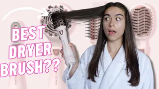 Testing the blow dryer brush from Beachwaver