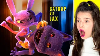 CATNAP VS. JAX NA VIDA REAL (POPPY PLAYTIME 3 VS. DIGITAL CIRCUS 2)