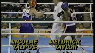 1984 Olympic Boxing Nicolae Talpoș vs Meldrick Taylor