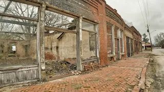 20 Abandoned Town Squares in Georgia | 4K USA