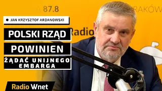 Ardanowski: Rząd powinien żądać embarga UE na zboże z Rosji. Ale oni bronią interesu wielkich firm