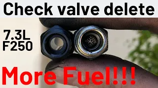 2001 7.3 powerstroke gets high flow CVD fittings! With 0-60 test (Only video on YouTube!)