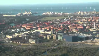 Landing at CPH-EKCH on runway 12.