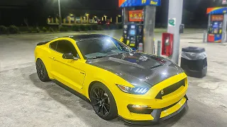 FIRST HARD PULLS IN MY SHELBY GT350 WITH NEW CLUTCH!!! (POV DRIVE)