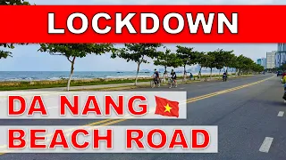 Riding the Streets of Da Nang Vietnam During a LOCKDOWN | My Khe Beach Road 🇻🇳