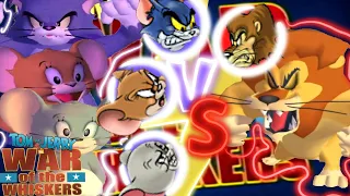 Who Will Win?! Tom & Jerry & Nibbles VS Lion Stage Scrapyard Scrape Up