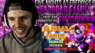 Vapor Reacts #570 | FAZBEAR'S PIZZERIA SIMULATOR RAP "Fazbear Family" by The Stupendium REACTION!!