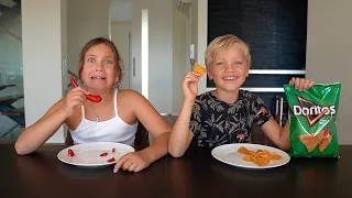 Snacks vs real Food CHALLENGE