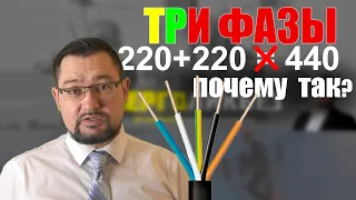 Как из 220 получается 380 вольт? Очень просто! Смотрите #энерголикбез. Самое простое объяснение.