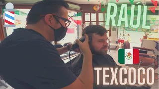 💈Touch up haircut & beard trim by ‘Raúl’ in Texcoco, Edomex, Mexico 🇲🇽 ASMR Unedited