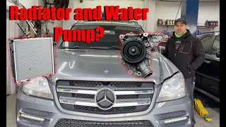 How to change the water pump and Radiator? 2012 Mer / Benz GL450