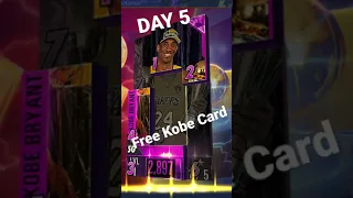 NBA 2k Mobile: Free Kobe log in card Day 5