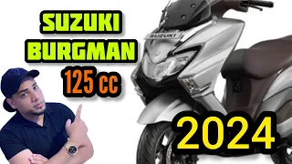 Nuevo Suzuki Burgman 125 cc 2024 😯😍 un scooter calidad/precio 2023/2024 todas las Novedades