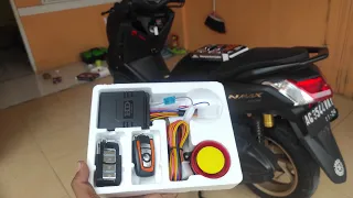 review alarm motor murah dengan fitur yg lumayan banyak