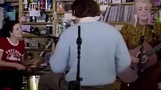 Harry Styles Spinning in his seat during Adore You (Tiny Desk Concert)