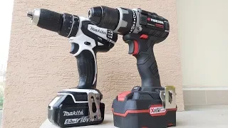 PARKSIDE NEW PERFORMANCE PABSP 20 Li B2  VS  MAKITA DHP456 cordless drill