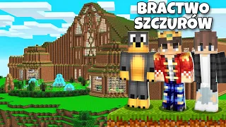 DOŁĄCZYŁEM DO *tajnego* „BRACTWA SZCZURÓW” żeby ZBUDOWAĆ PODZIEMNE MIASTO POD BOBOWICAMI w Minecraft