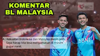 KOMENTAR BL MALAYSIA SENANG GANDA PUTRANYA SEIMBANG DG INDONESIA, FAJAR RIAN VS ONG/TEO DENMARK OPEN