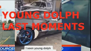 YOUNG DOLPH LAST MOMENTS AT GAS STATION MINUTES BEFORE HE GOT SHOT..#RIP YOUNG DOLPH