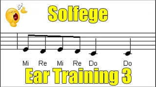 Call and Response Solfege Song 3 of 5 - from Exercises for Ear Triaining