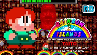 1987 [60fps] Rainbow Islands (old ver.) Hardest ALL