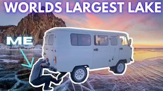 Driving On Ice In Siberian Russia | Lake Baikal