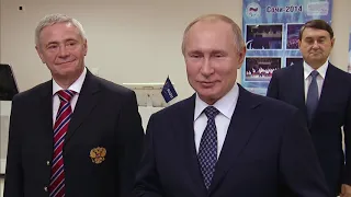 Беседа В.В. Путина со спортсменами-паралимпийцами.