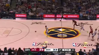 Bruce Brown dunk on fast break at 2023 NBA finals