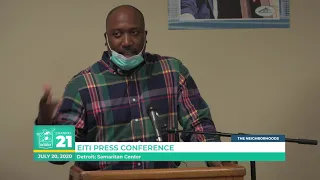 EITI Press Conference: July 20, 2020