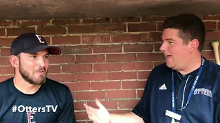 Otters TV: Hillson makes his television debut with a lot of fanfare in the dugout
