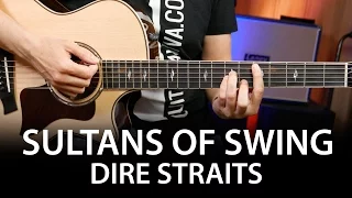 Sultans Of Swing - Dire Straits Guitar chords cover on guitar ( How to play )