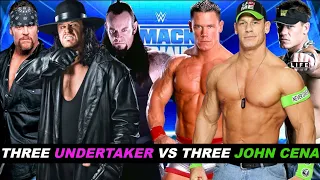 Can 3 Different John Cena Defeat 3 Different Undertaker WWE 2K22