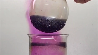 Chemistry experiment 47 - Sublimation of Iodine