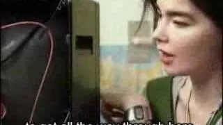 Björk talking about her TV (subtitled)