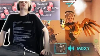 xQc and Moxy Seduced by a Mercy | Old xQc and Moxy Are Back!