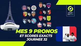 Pronostics Foot Ligue 1 Journée 32 - Predictions Betting Tips French Ligue 1 Gameweek 32