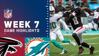 Falcons vs. Dolphins Week 7 Highlights | NFL 2021