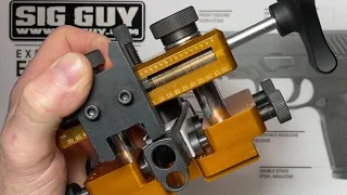 How to remove and install pistol sights using the Accucraft Sight Pusher