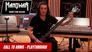 Joey De Maio (MANOWAR) - Call To Arms Bass Playthrough With Intro