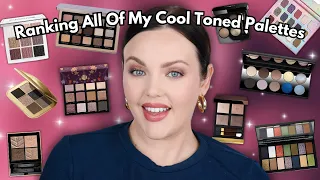 Ranking All Of My Cool Toned Eyeshadow Palettes!