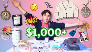 I spent $1,000 on FAN MADE taylor swift merch so you don't have to  🩷 GIVEAWAY 🩷