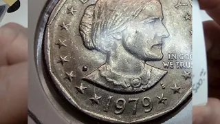 Faulty Mint Mark VERY Rare 1979  Susan B Anthony Dollar